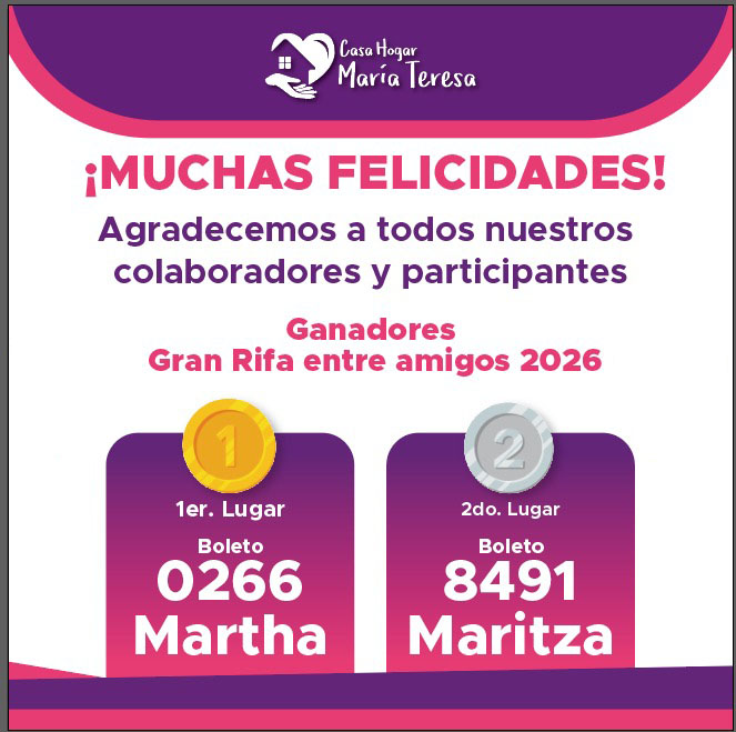 Gran Rifa Ganadores
